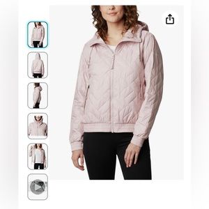 [EUC] Columbia Sweet View Insulated Bomber in Mineral Pink, size XL